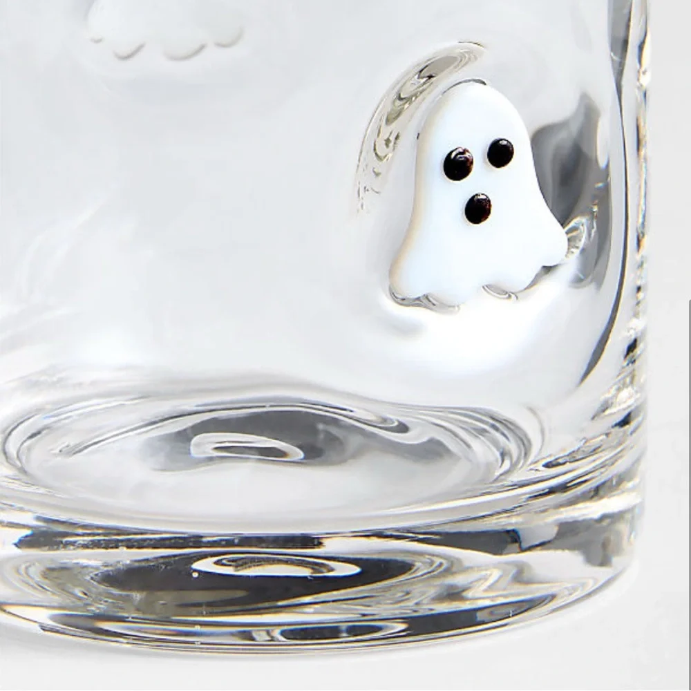 New! 🥃🍹✨EXCLUSIVE Crate&Barrel 👻👻👻 Icon Double Old-Fashioned Glass LIMITED